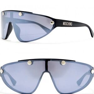 Moschino Black and Gray Sunglasses